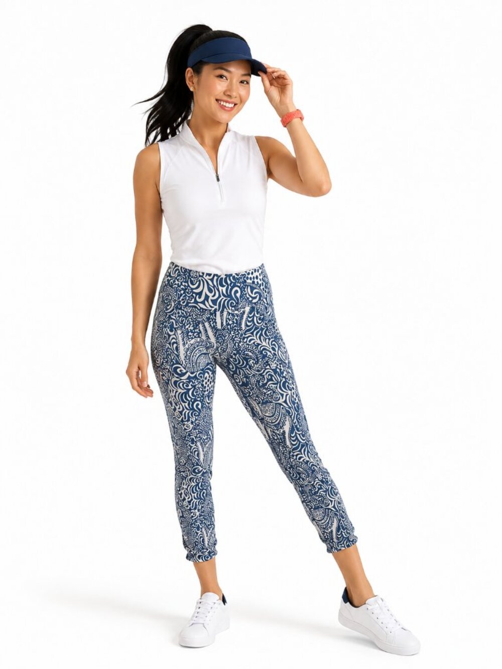 Lilly Pulitzer Corso Luxletic Golf Pants High Tide Navy Size 0 Activewear